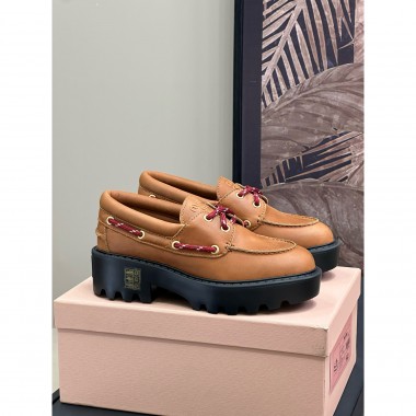 Miu Miu Leather Loafer, Size 35-41