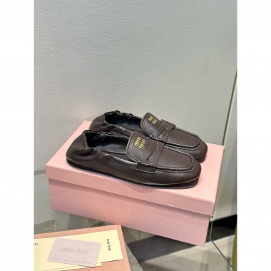 Miu Miu Leather Loafer, Size 35-41