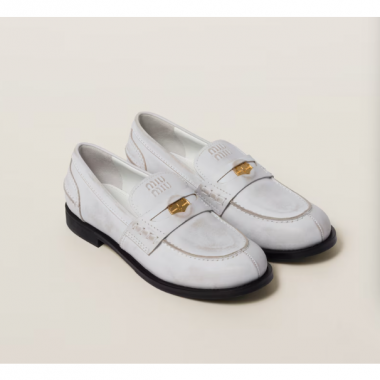 Miu Miu Leather Loafer, Size 35-41