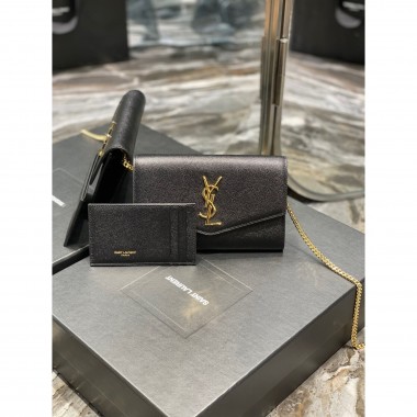 YSL Portafogli e pochette Uptown in Pelle 