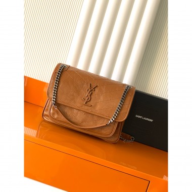 NIKI MEDIUM IN PELLE VINTAGE-CARAMEL