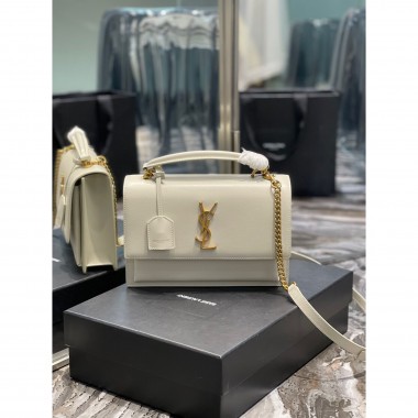 YSL Yves Saint Laurent Sunset Medium Top Handle Bag 