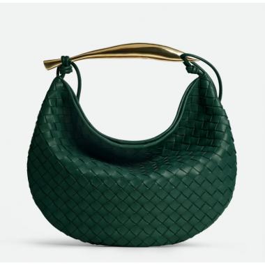 Bottega Veneta Large Sardine Bag-Emerald green