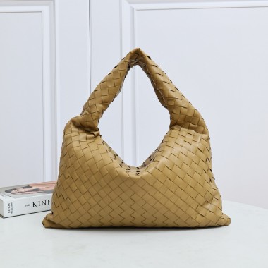 Bottega Veneta Small Hop Shoulder Bag -dark praline