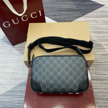 Gucci GG Emblem Small Crossbody Bag 