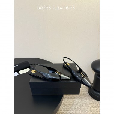 Ballerina Babylone in Pelle Saint Laurent