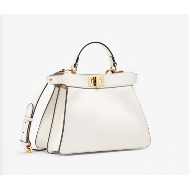 Fendi Peekaboo Iseeu Small Bag -White