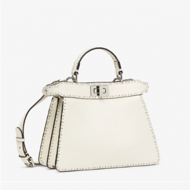 Fendi Peekaboo Iseeu Small Bag -White