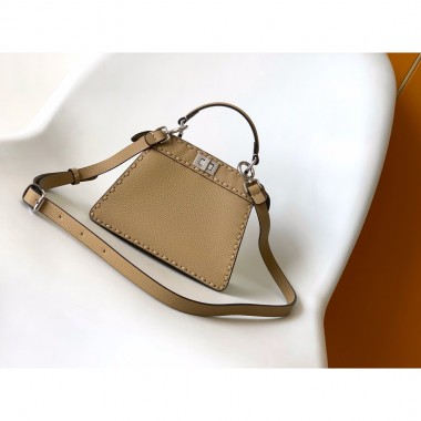 Fendi Peekaboo ISeeU Petite-Tan 