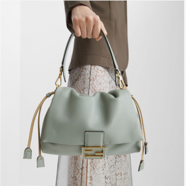Fendi Mamma Baguette Medium-Green