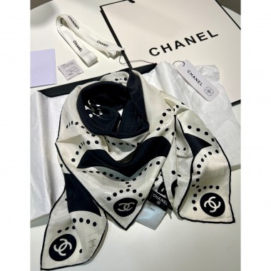 Chanel silk Square scarf
