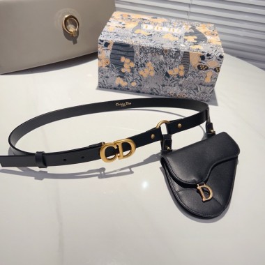 Cintura sottile Dior con borsa