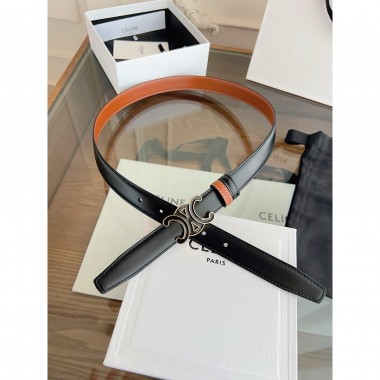 Cintura celine Triomphe Reversible 25mm 