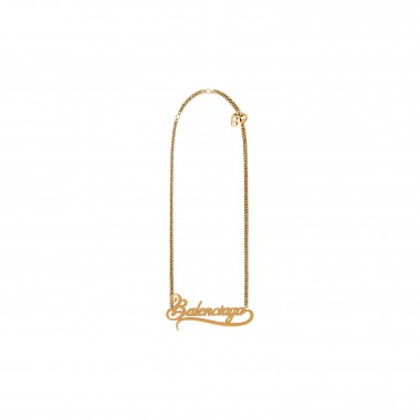 Balenciaga Typo Necklace 
