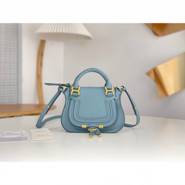 Mini borsa Chloe Marcie-BLUE