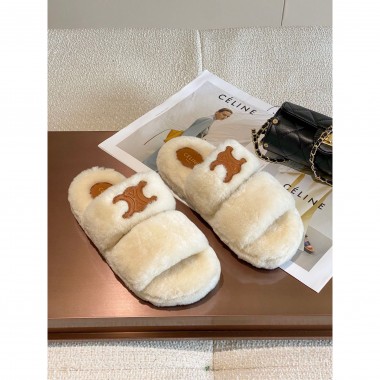 Celine Sherling Mules, Size 35-41