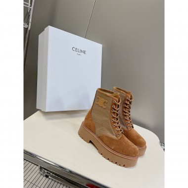Celine Lace-Up Boots, Size 35-41