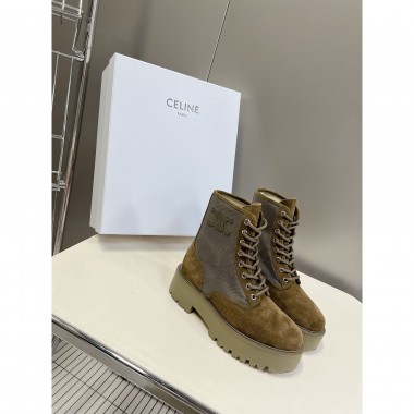 Celine Lace-Up Boots, Size 35-41