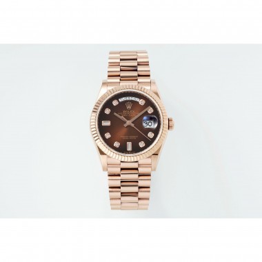 Rolex Day-Date 36mm, Oystersteel, Diamonds， 18K rose gold