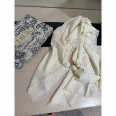 Dior Silk and Cashmere Shawl/Scarf