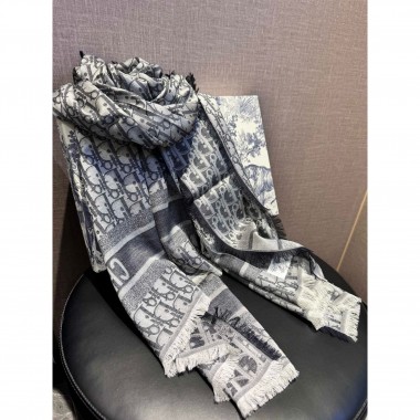 Dior Silk and Cashmere Shawl/Scarf