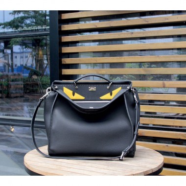  Fendi Peekaboo  Fit Calf Borsa in Pelle 