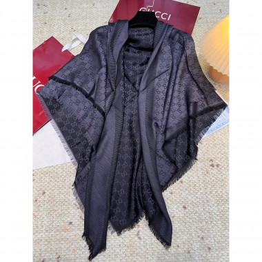 Gucci Classic Cashmere and Silk Shawl 