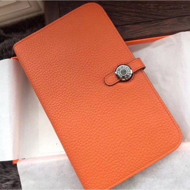 1:1 Hermes Dogon Wallet in soft togo leather