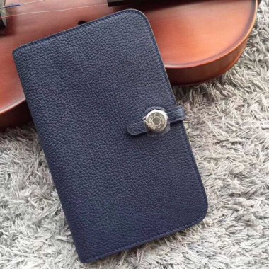 1:1 Hermes Dogon Wallet in soft togo leather