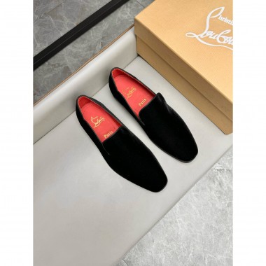 Christian Louboutin Men's Suede Loafter, Size 39-46