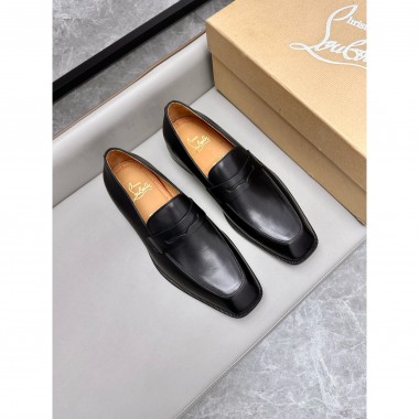 Christian Louboutin Men's leather Loafter, Size 39-46