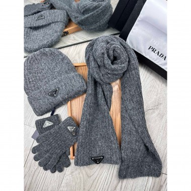 Prada Set von Kaschmir Scalp / Cappello / Guanti