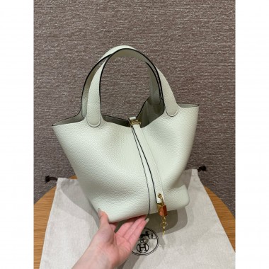 Borsa Hermes Picotin Lock 18/22-Vert Fizz