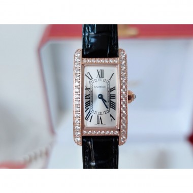 Swiss Orologio Tank de Cartier, quarzo