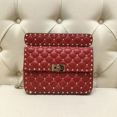 Valentino Borsa Media Rockstud spike in Pelle