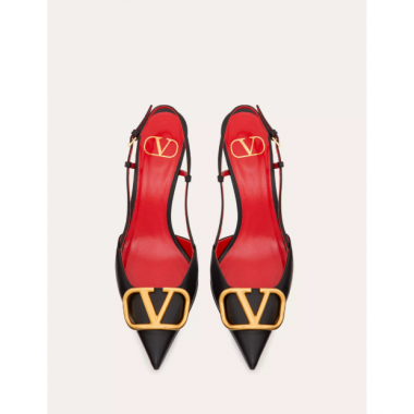 Valentino Vlogo Calfskin slingback 4cm/  8cm, Size 35-41