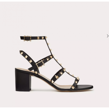 Valentino Rockstud Calfskin sandal 6cm, Size 35-41