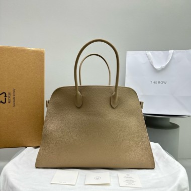 The Row Soft Margaux 17 Bag in Leather