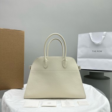 The Row Soft Margaux 15 Bag in leather