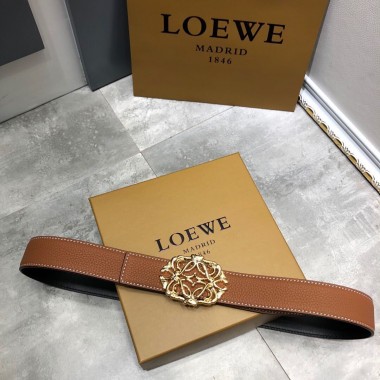 Loewe grained calfskin belt 32mm