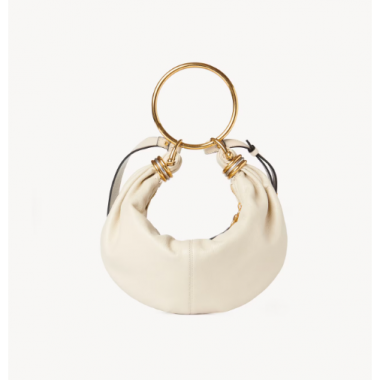 Chloe piccolo braccialetto borsa Hobo-Cream