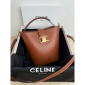 Louis Small Bucket Louise in Smooth Calfskin-Tan