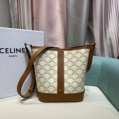 Celine Small Bucket Cuir Triomphe 