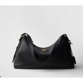 Prada Aimée large leather shoulder bag