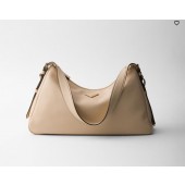 Prada Aimée large leather shoulder bag