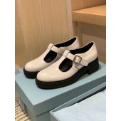 Mary Jane in pelle spazzolata