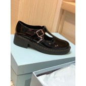 Mary Jane in pelle spazzolata