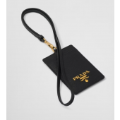 Prada Saffiano Leather Badge Holder