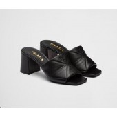 Prada Quilted nappa leather heeled sandal,  Size 35-41