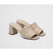 Prada Quilted nappa leather heeled sandal,  Size 35-41